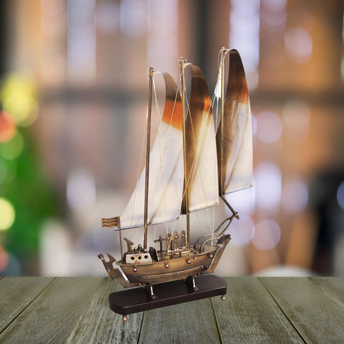 Brass Table Ship 5.65kg